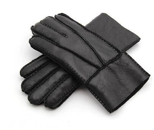 Men's Sheepskin Fur Gloves by GJG Denim