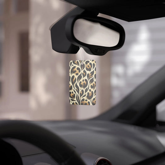 Elegant Floral Car Air Freshener - Stylish Aroma for Your Vehicle by Printify