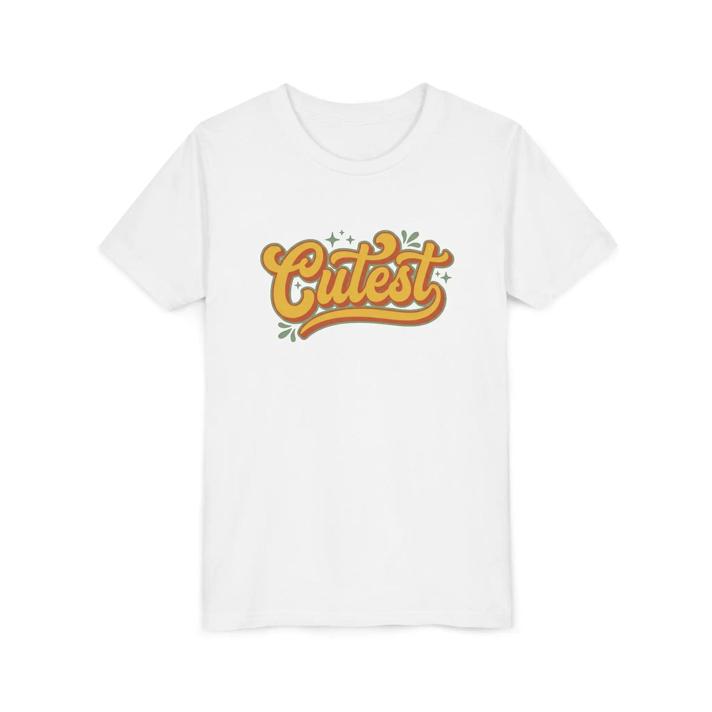 Cutest Youth Tee — Retro Script Kids T‑Shirt by Printify