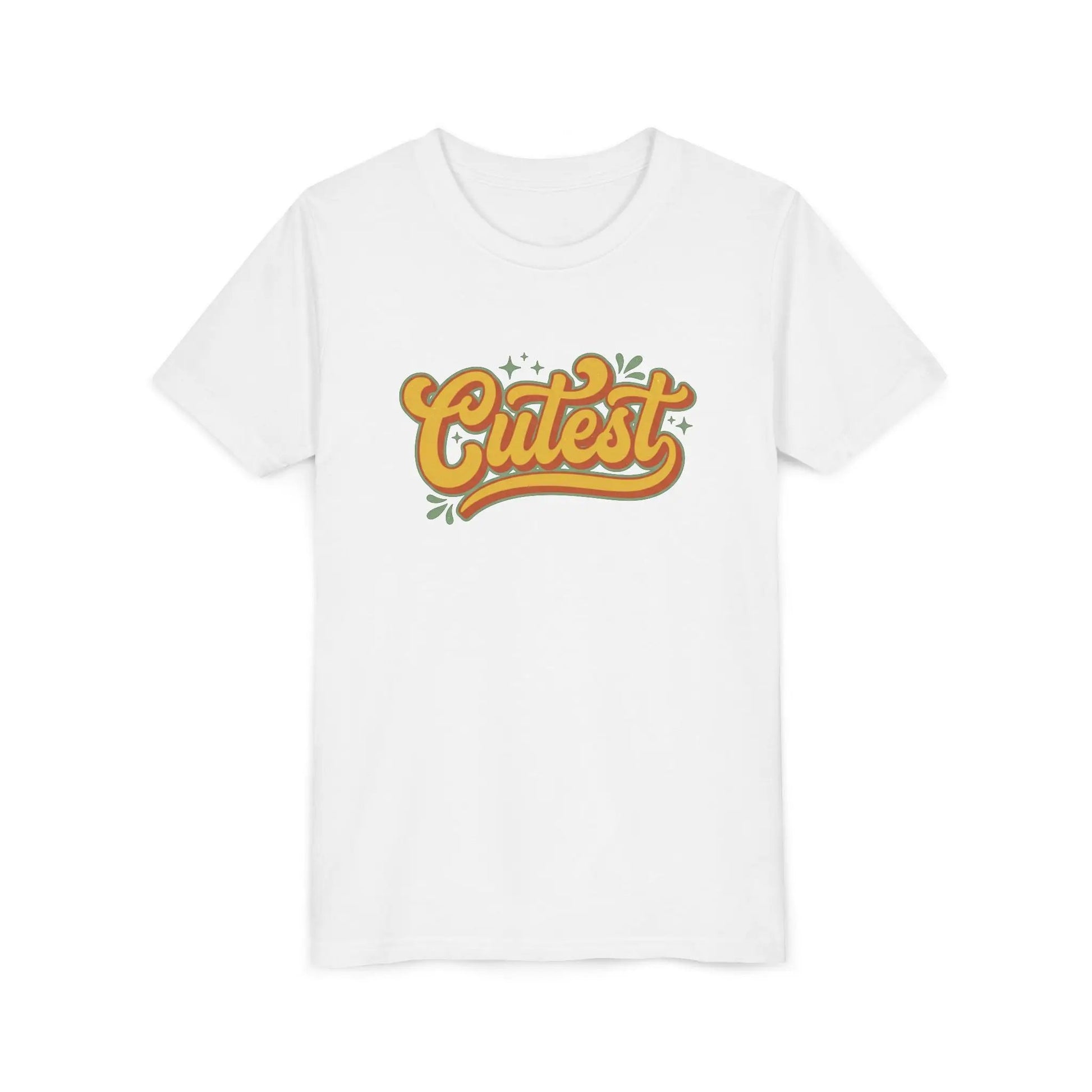Cutest Youth Tee — Retro Script Kids T‑Shirt by Printify
