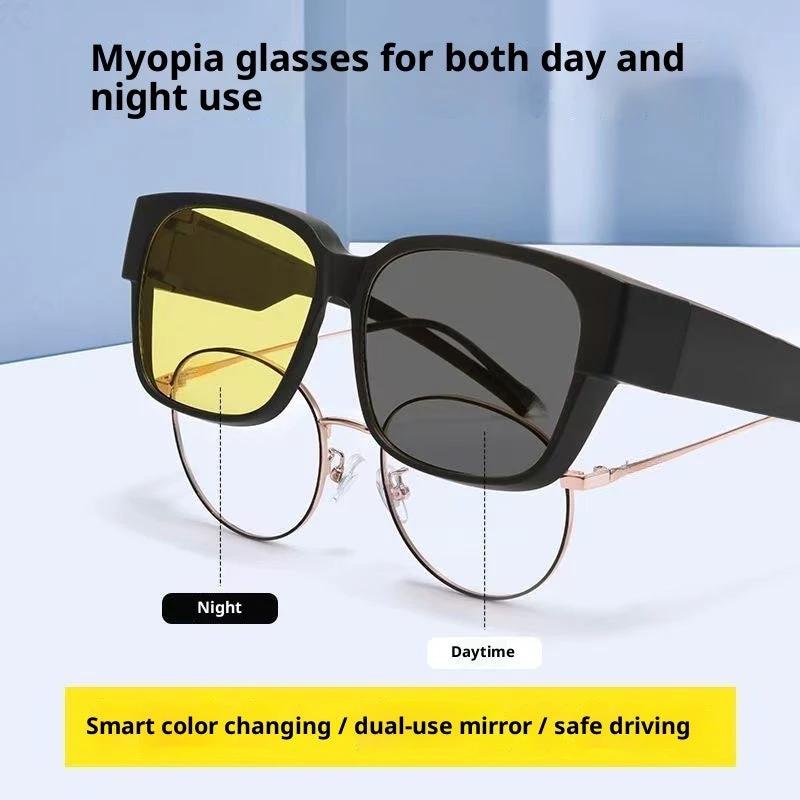 Night Vision Glasses For Driving At Night To Prevent High Beams For Men by GJG Denim