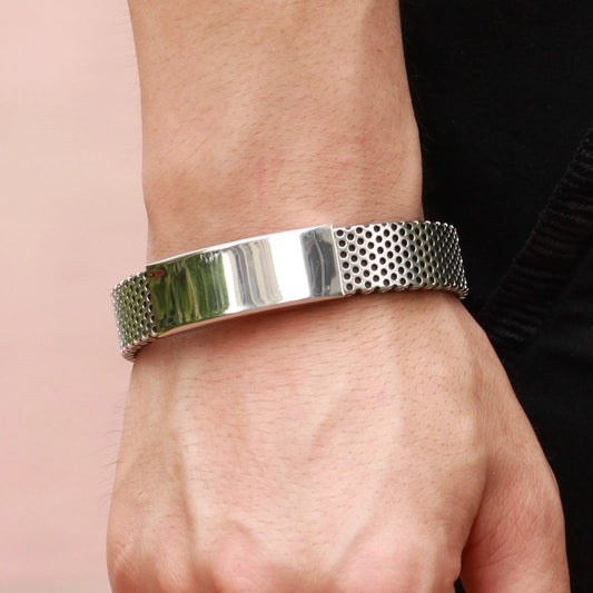 Men's Titanium Bracelet by GJG Denim