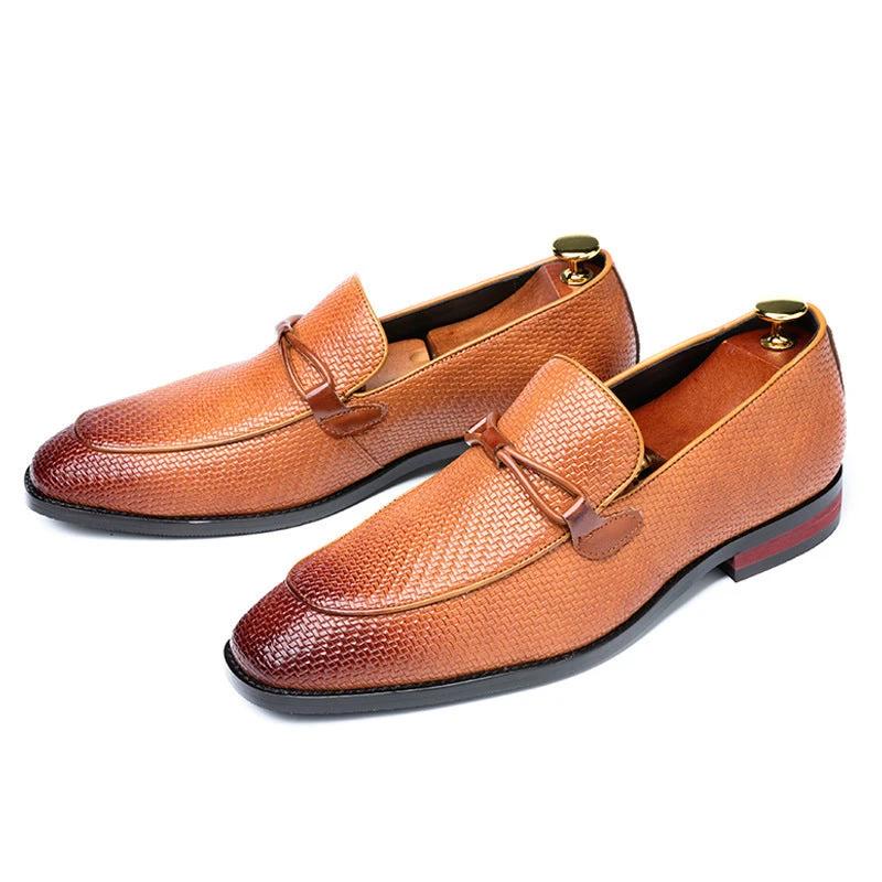 Men's Business Leisure Leather Shoes by GJG Denim