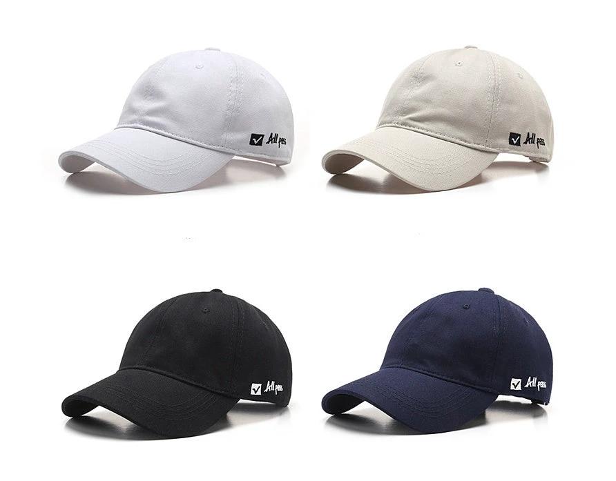 Soft Top Baseball Cap With Side letter Embroidery For Men by GJG Denim
