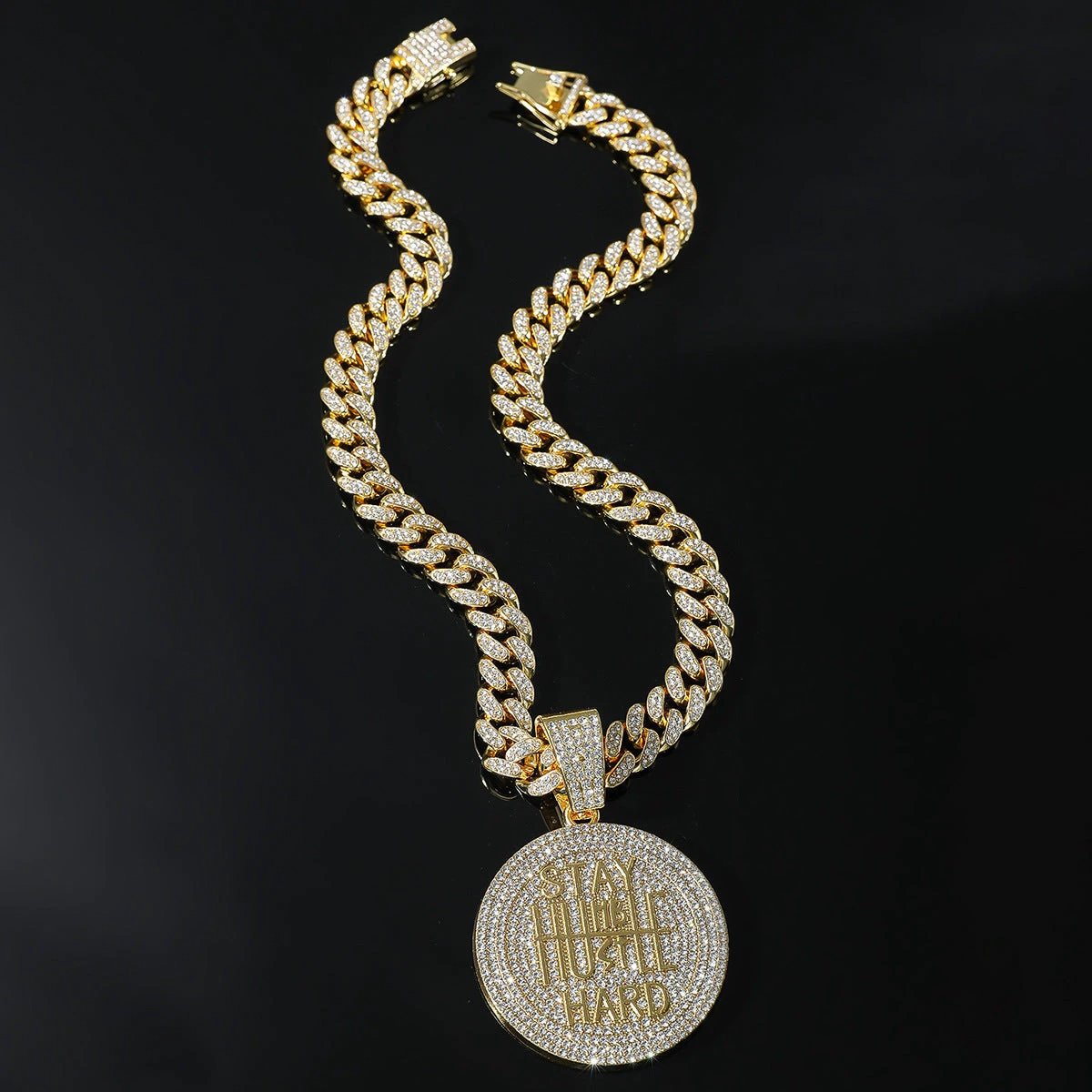 "Stay Humble Hustle Hard" Men's Necklace by GJG Denim