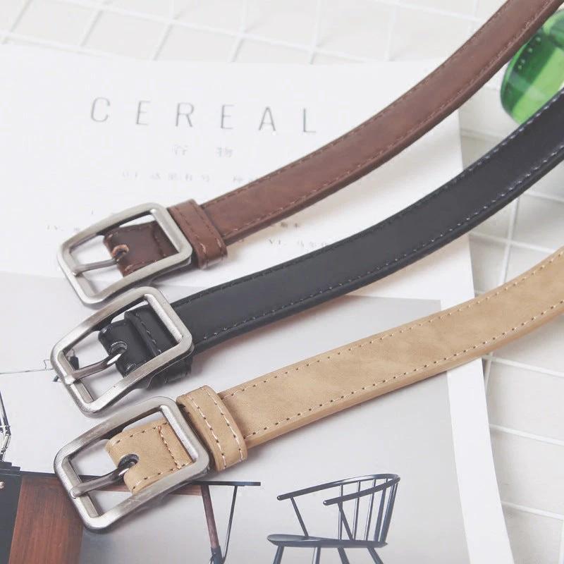 Men's Thin Pin Buckle Belt by GJG Denim