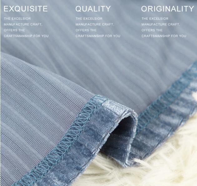 Striped Gold Diamond Velvet Long-Sleeved Pajamas Suit Women by GJG Denim