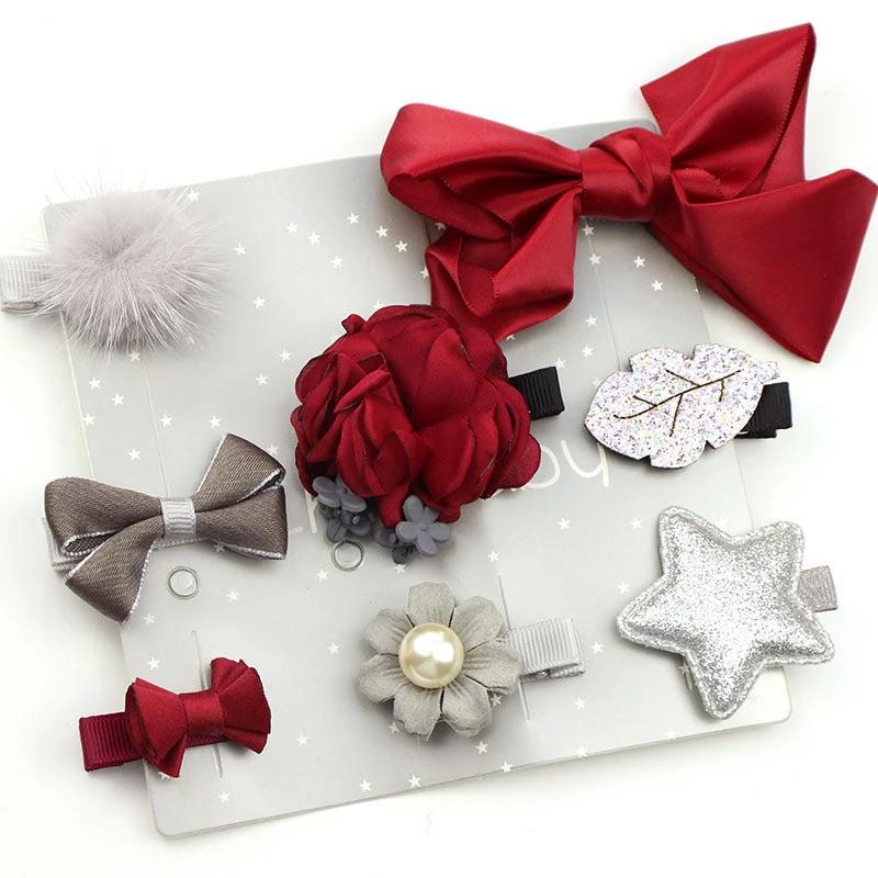 Baby baby headwear set Christmas gift box by GJG Denim