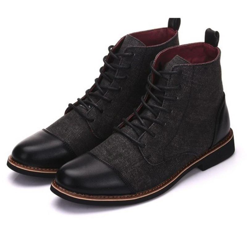 Men's Leather Boots by GJG Denim
