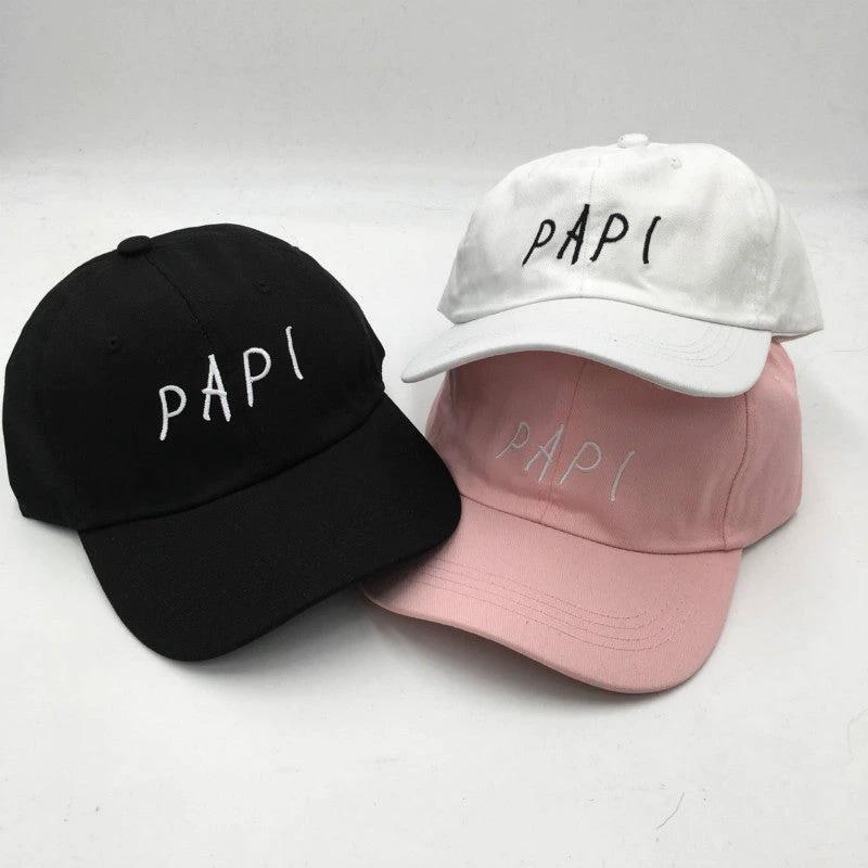 "Papi" Embroidered Baseball Cap by GJG Denim