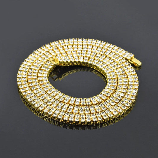 Alloy Diamond Like Men's Chain by GJG Denim