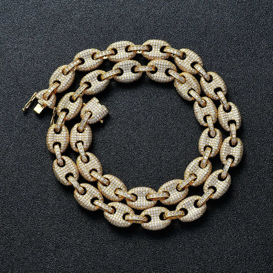 Men's Chain (16 inch, 18 inch, 20 inch, 22 inch, 24 inch) Bracelet (7 inch, 8 inch) by GJG Denim