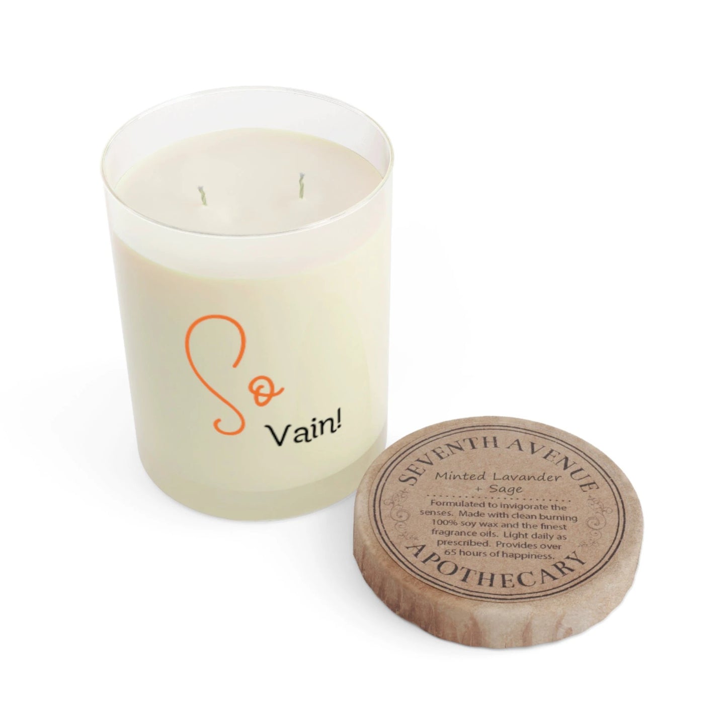 Scented Candle - Full Glass, 11oz by Printify