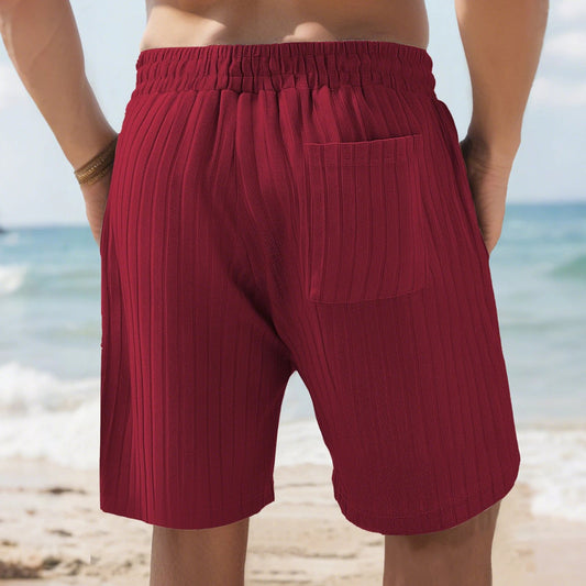 Sports Shorts Multi-bag Lace Men's Striped Beach shorts by GJG Denim