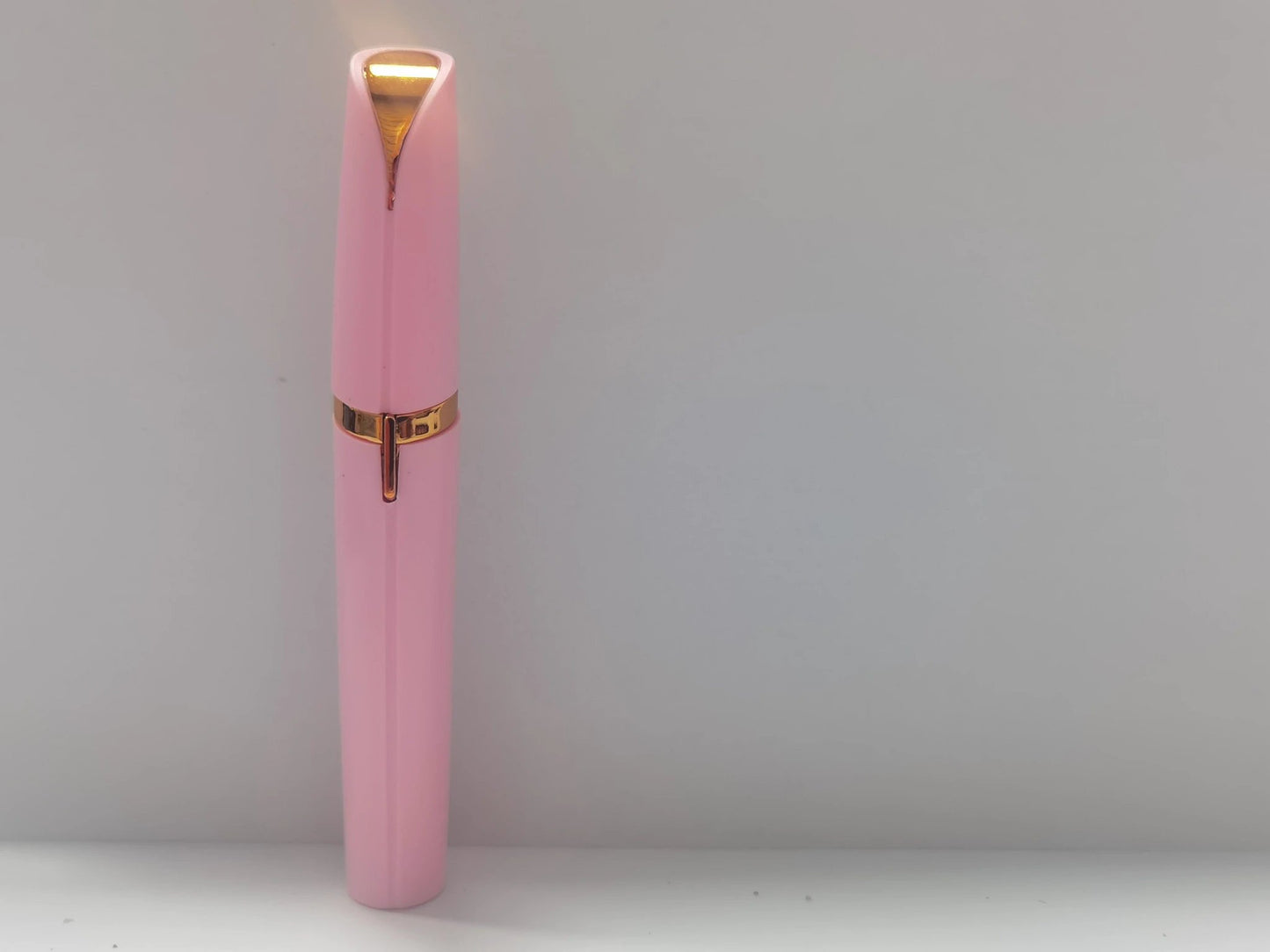 Mini Electric Eyebrow Trimmer Lipstick Brows Pen Hair Remover Painless Razor Epilator with LED Light by GJG Denim