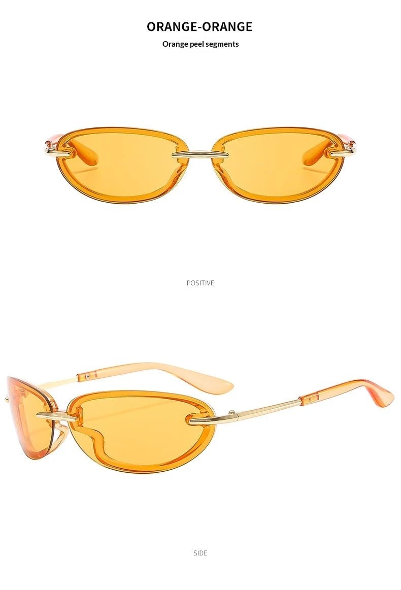 Fashion Plastic Sports Glasses Sunglasses by GJG Denim