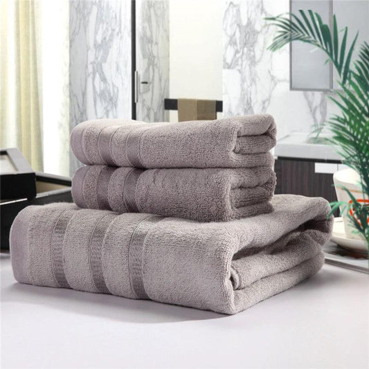 Bamboo Towel Set - Antibacterial And Hypoallergenic by GJG Denim