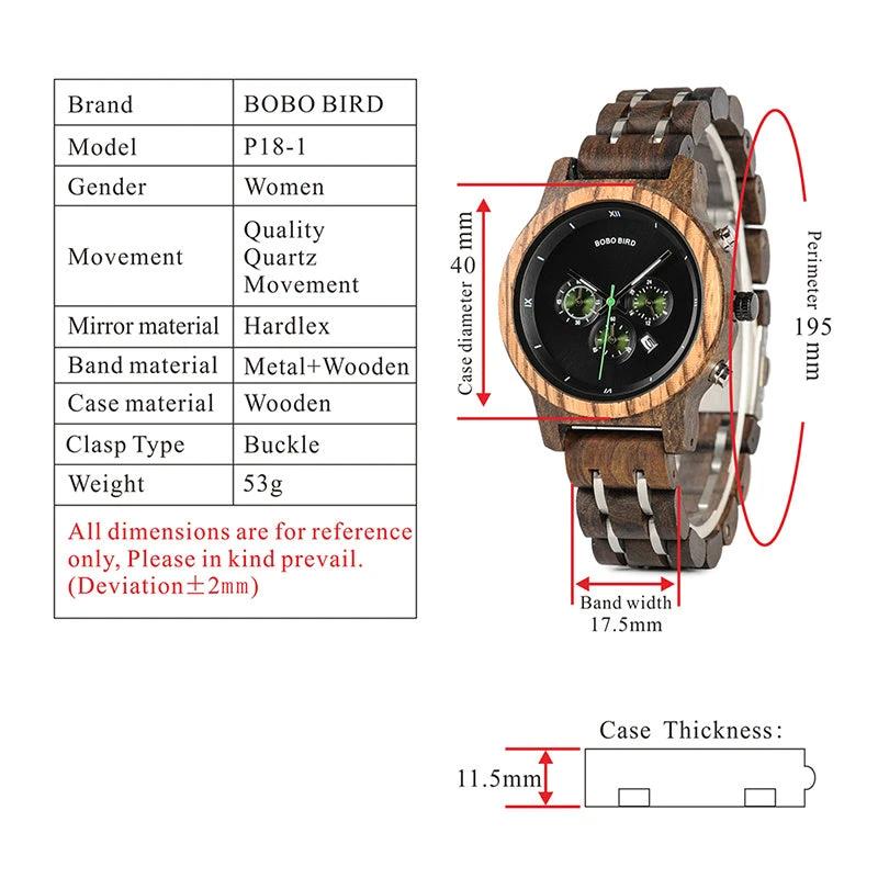 Men's Wooden Watch by GJG Denim