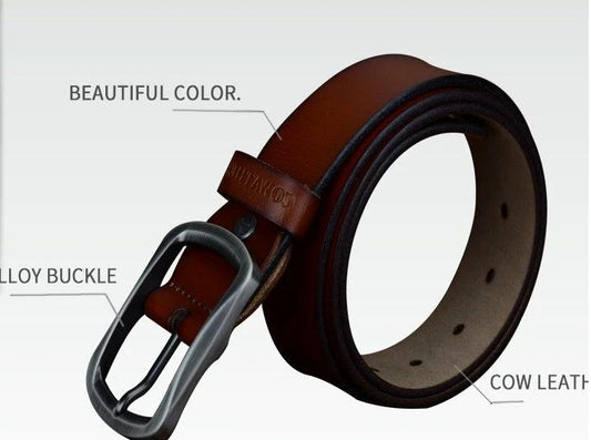 Men's Leather Belt by GJG Denim