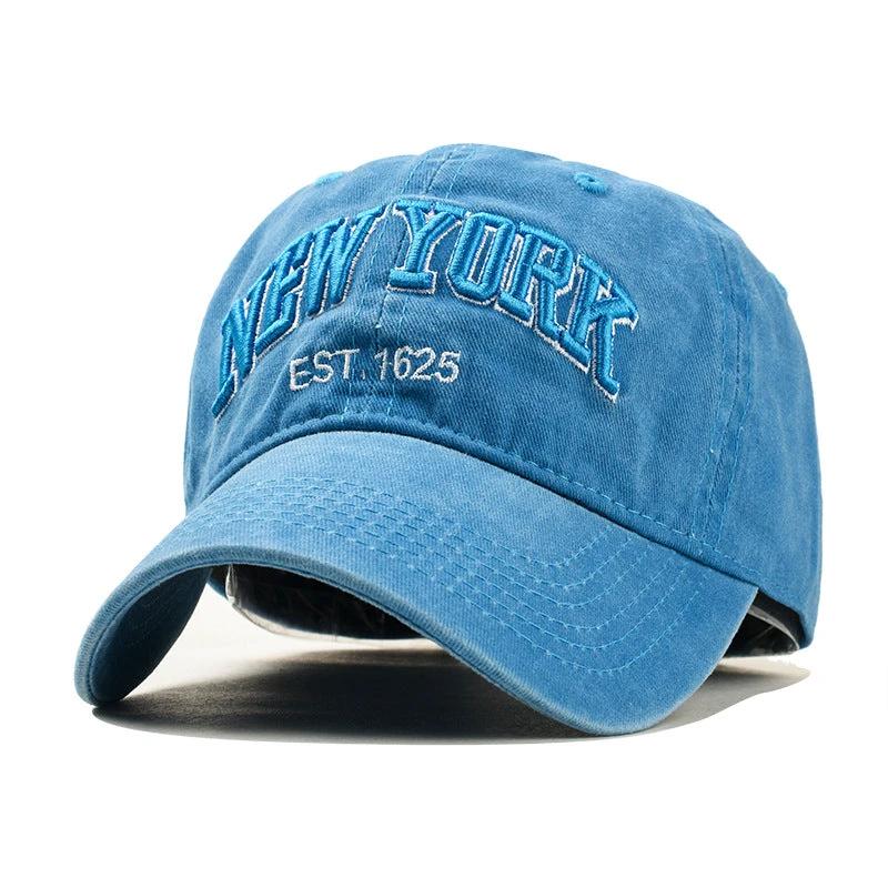Washed Cotton Three-dimensional Embroidered Shade Baseball Cap For Men by GJG Denim