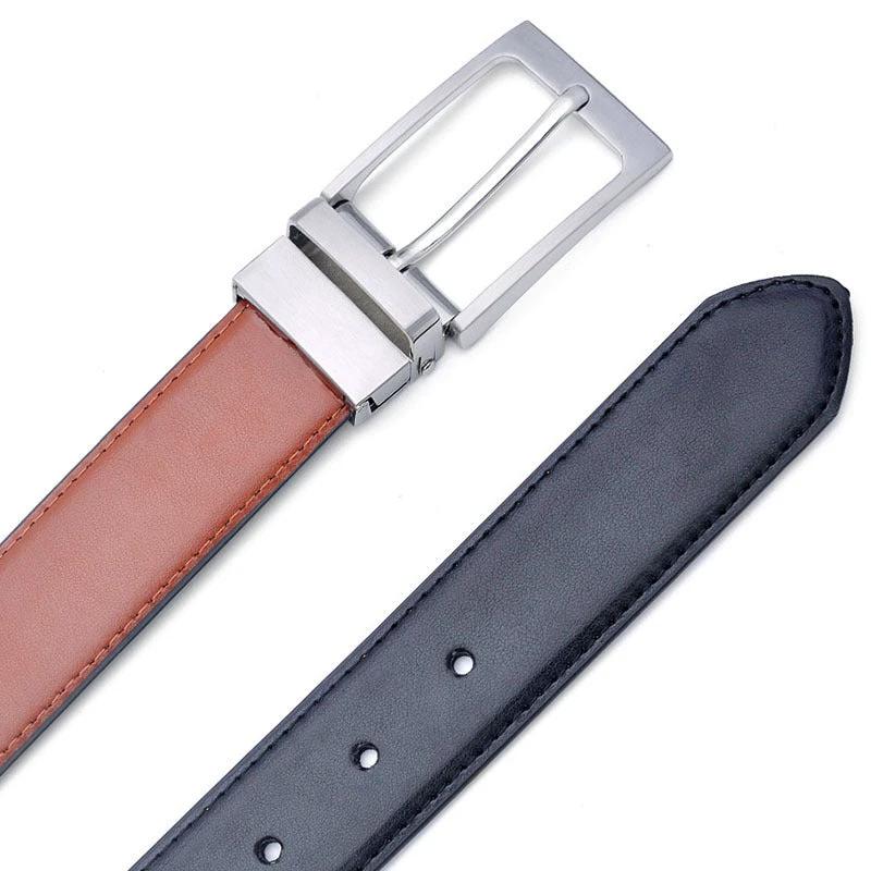 Men's Fashion Casual Rotating Pin Buckle Belt by GJG Denim