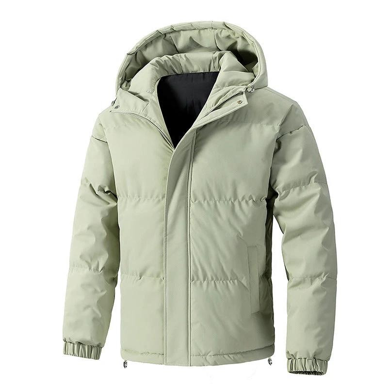Men's Winter Loose Hooded Cotton-padded Jacket by GJG Denim