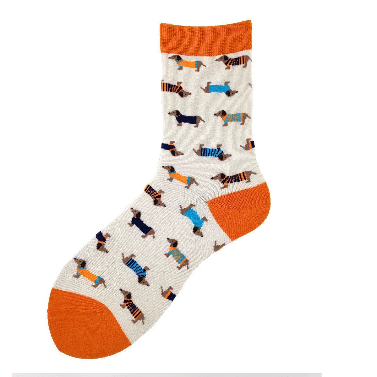 Men's Cotton Creativity Dog Series Cartoon Socks by GJG Denim