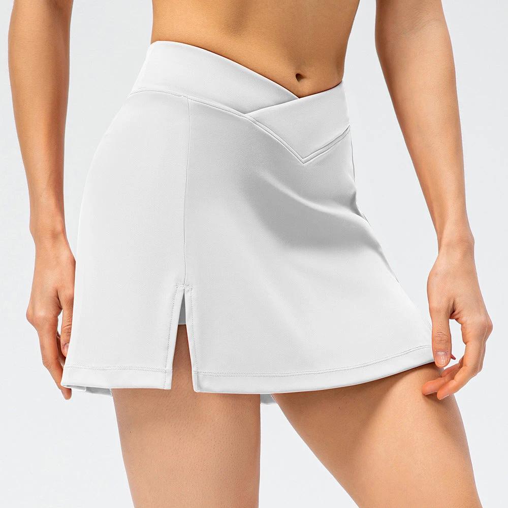 Running Tennis Fake Two-piece Sports Skirt by GJG Denim
