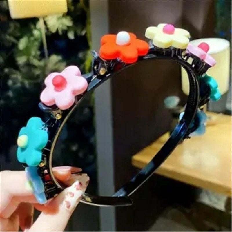 Girls' Clip Hair Accessories Crushed Hair Headband by GJG Denim
