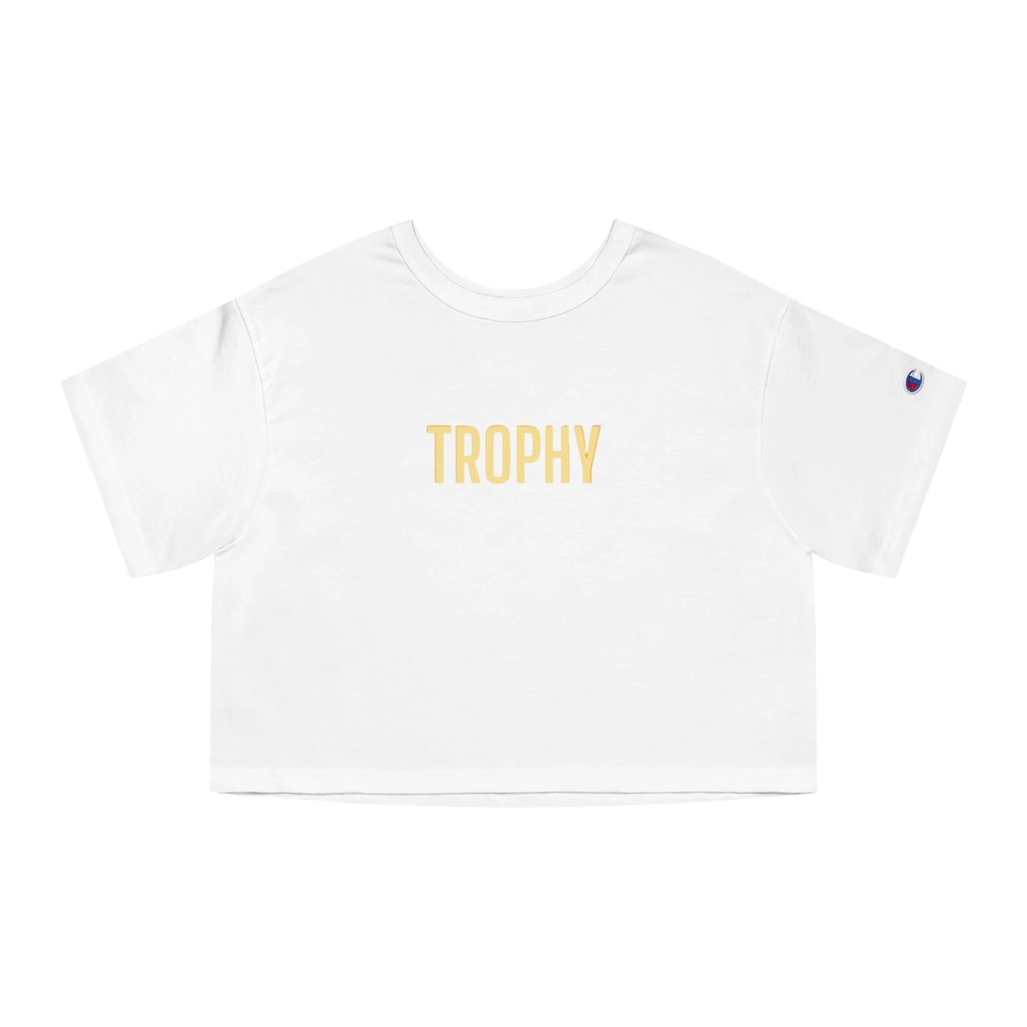 Champion Women's Heritage Cropped T-Shirt "Trophy" by Printify