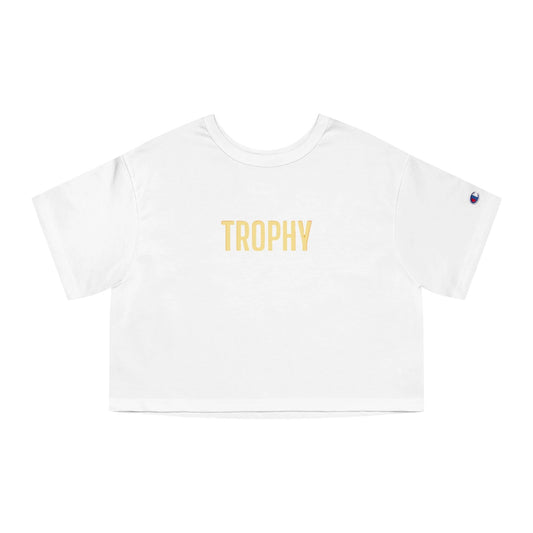 Champion Women's Heritage Cropped T-Shirt "Trophy" by Printify