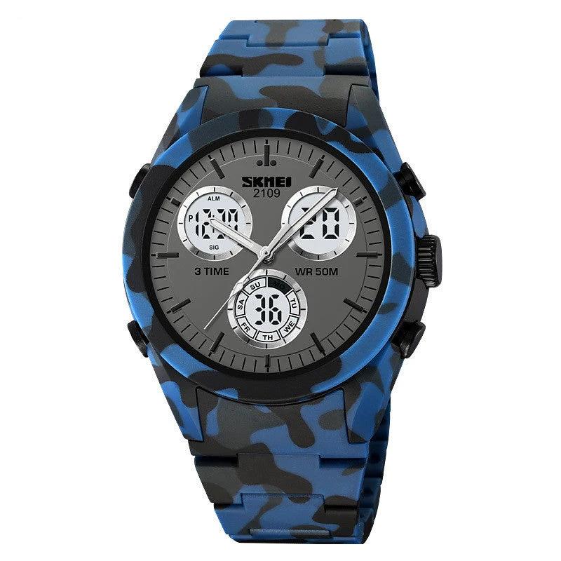 Men's Electronic Casual Watch by GJG Denim