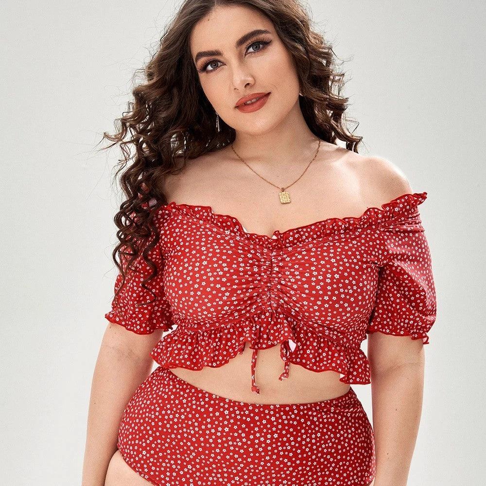 Women's Plus Size Split Bikini by GJG Denim