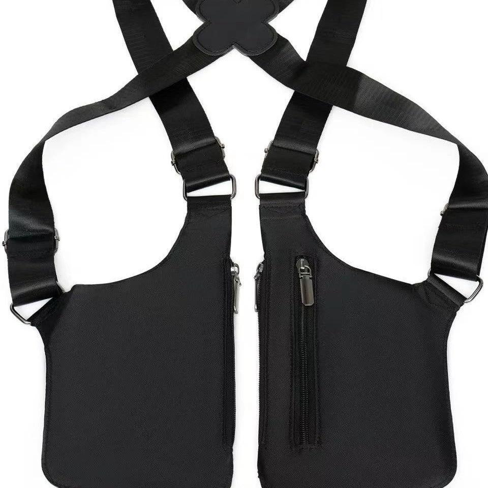 Men's Multi-functional Vintage Crossbody Underarm Shoulder Bag by GJG Denim