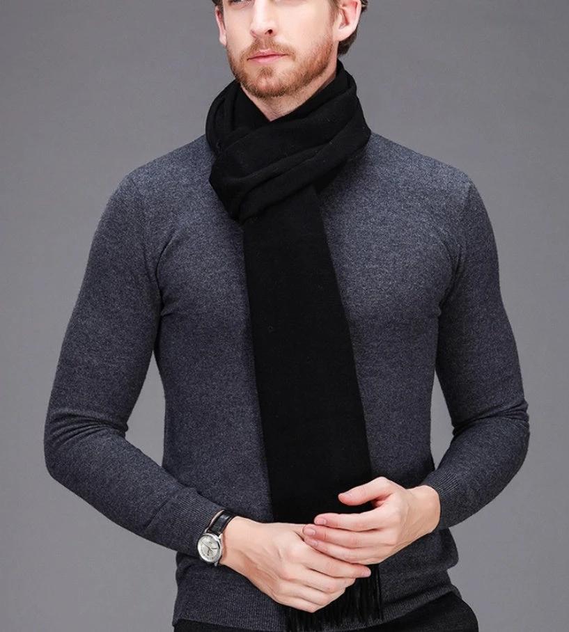 Men's Solid Color Scarf by GJG Denim