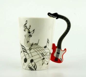 Creative Music Style Ceramic Mug by GJG Denim