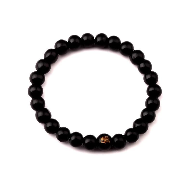 Natural Wooden Beaded Root Bracelet For Men by GJG Denim