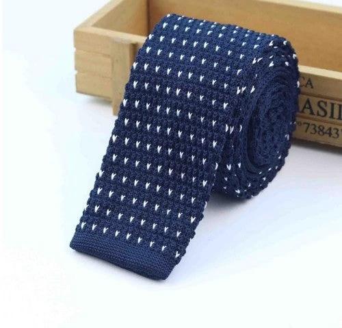 Men's Knitted Leisure Striped Ties by GJG Denim