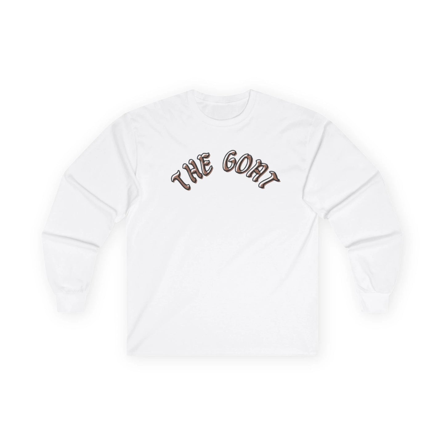 The GOAT Unisex Long Sleeve Tee, Casual Wear, Perfect for Sports Fans, Gift for Him or Her, Iconic Statement Shirt by Printify