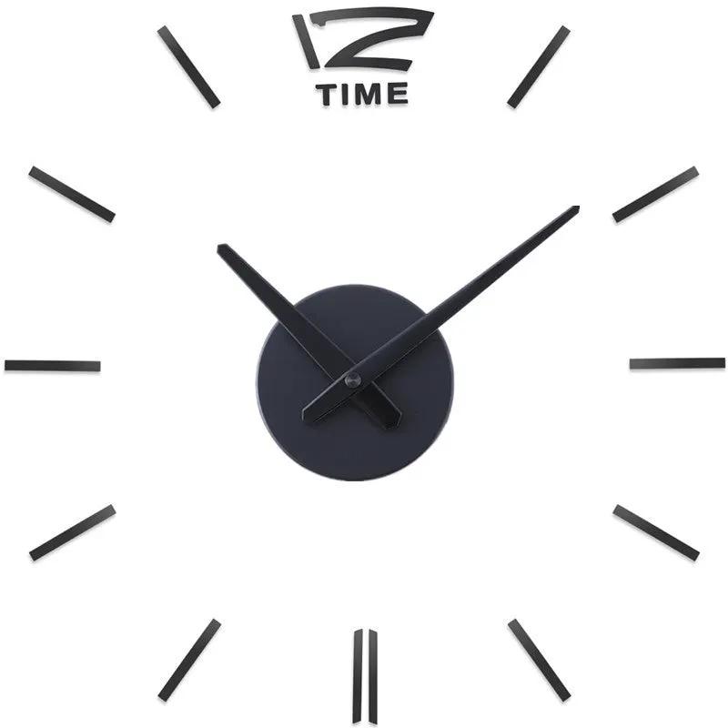 Creative Fashion Home Decor Acrylic Wall Clock by GJG Denim