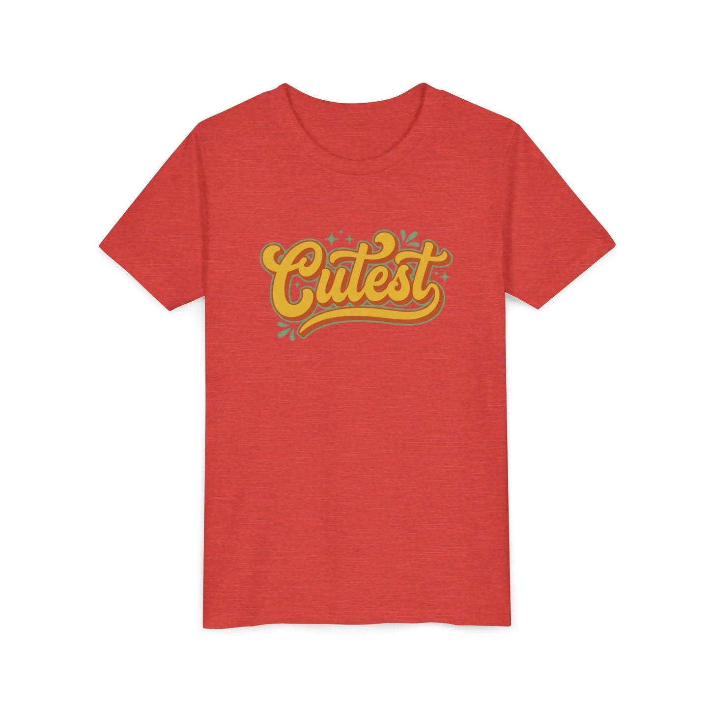 Cutest Youth Tee — Retro Script Kids T‑Shirt by Printify