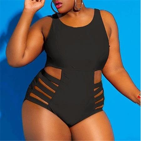 Women's plus size swimsuit by GJG Denim