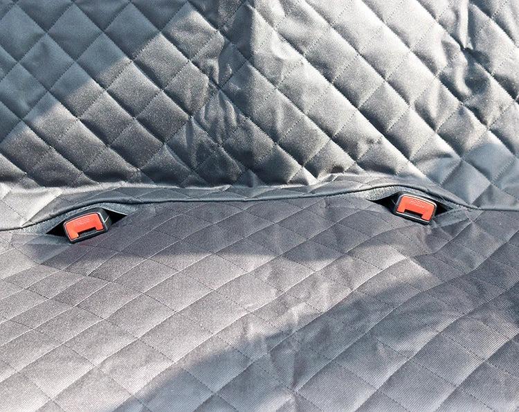Dog Car Seat Cover View Mesh Pet Carrier Hammock Safety Protector Car Rear Back Seat Mat With Zipper And Pocket For Travel by GJG Denim