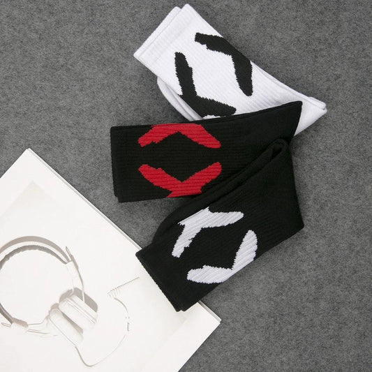 Men's "X" Trendy Socks by GJG Denim