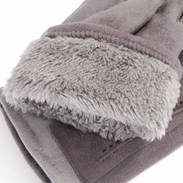 Suede Winter Men's Gloves by GJG Denim