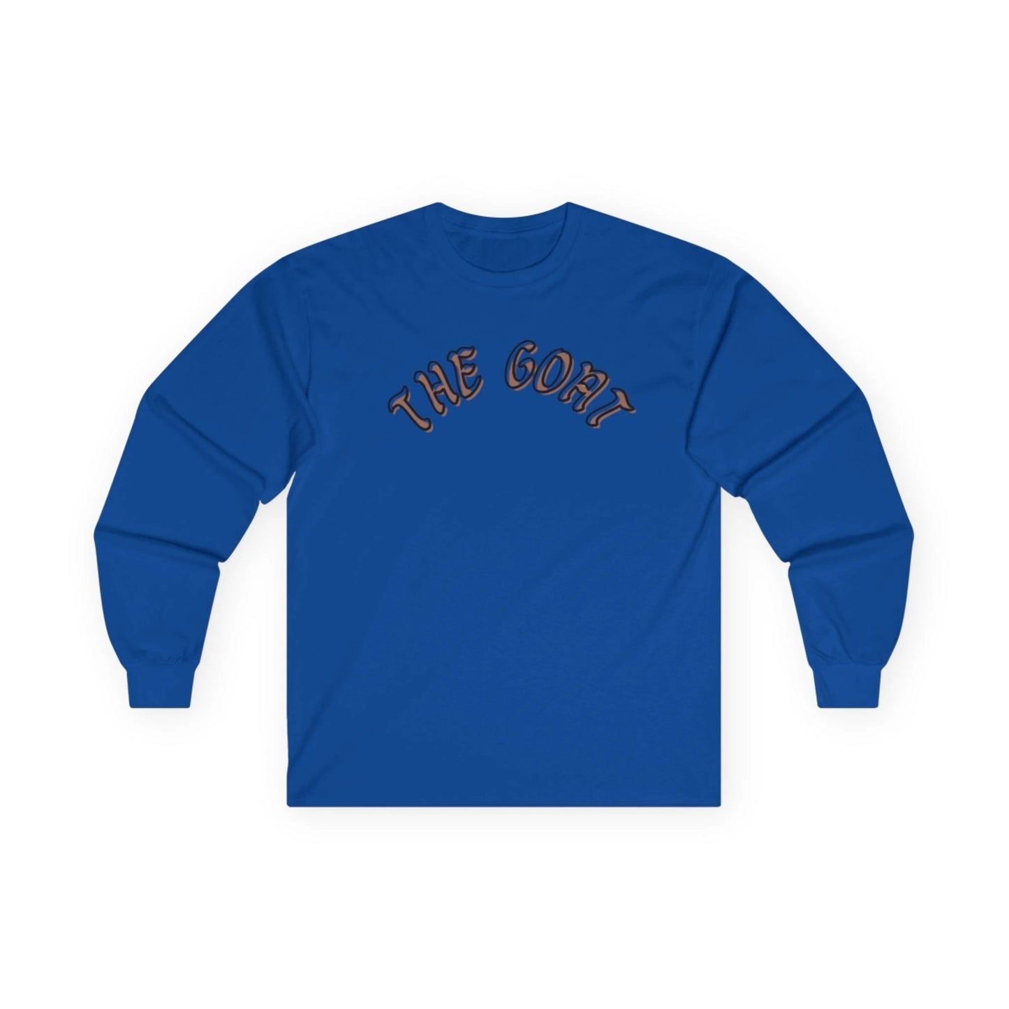 The GOAT Unisex Long Sleeve Tee, Casual Wear, Perfect for Sports Fans, Gift for Him or Her, Iconic Statement Shirt by Printify