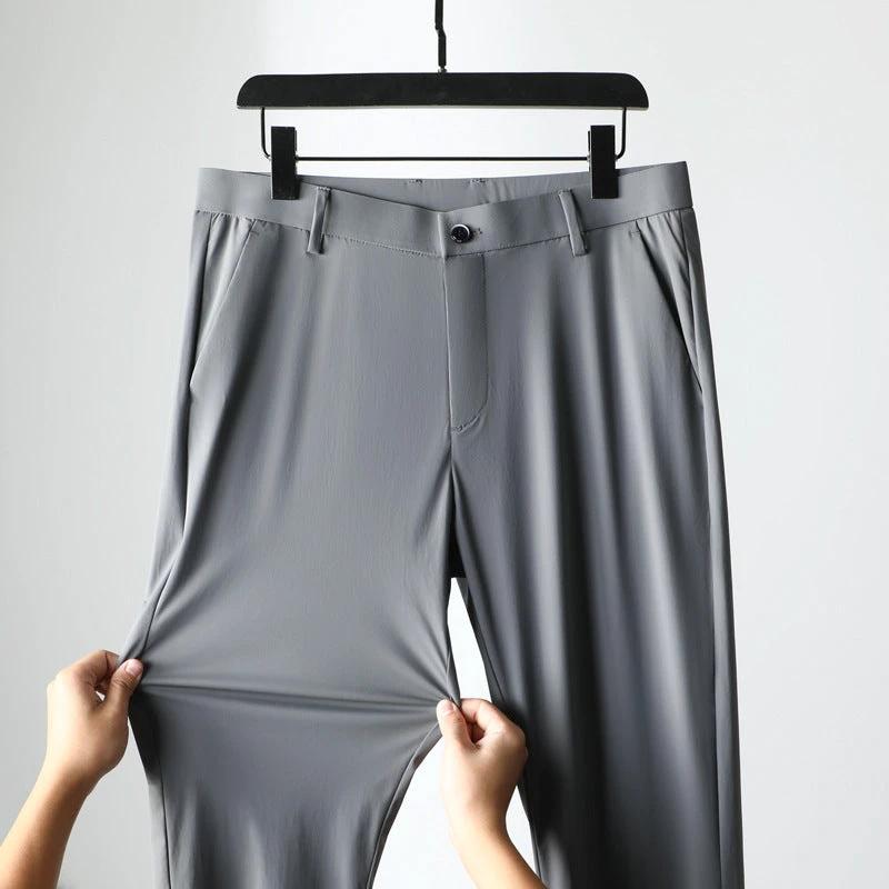 Men's Tencel Business Casual Pants by GJG Denim