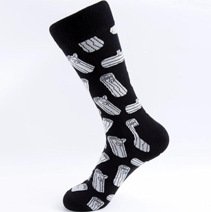 Men's Skateboarding Personality Series Socks by GJG Denim