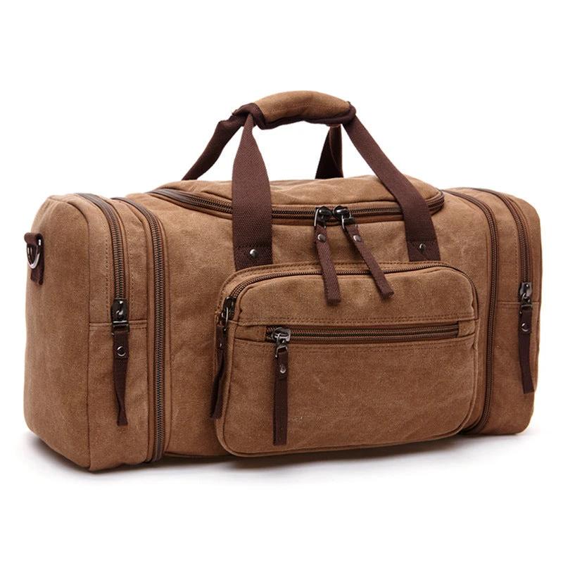 Men's Canvas Travel Bag by GJG Denim