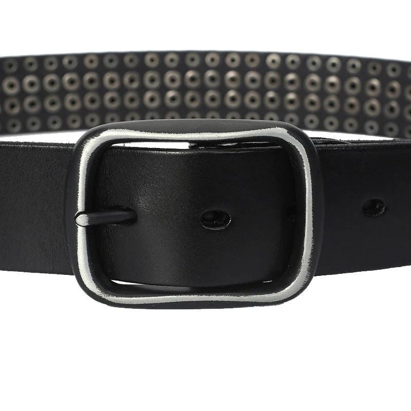Men's Cowhide Belt Retro by GJG Denim